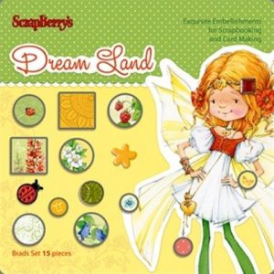 Ćwieki dekoracyjne ScrapBerry's Dream Land 2, 15szt